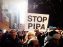 Protesters gather on 48th Street in Manhattan to speak against the SOPA and PIPA bills