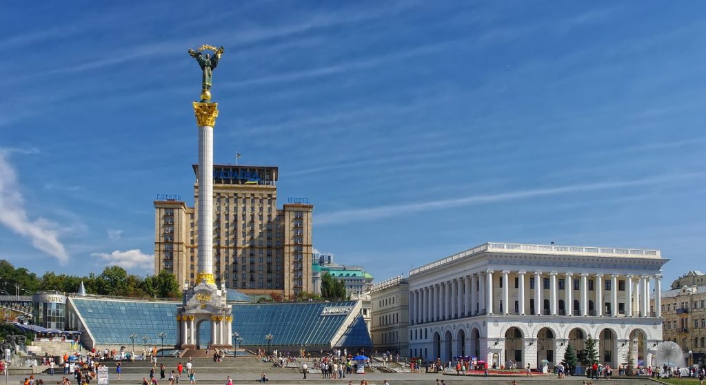 Kyiv's Independence Monument / victory column