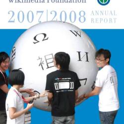 Wikimedia Foundation Annual Report 2007-2008 cover