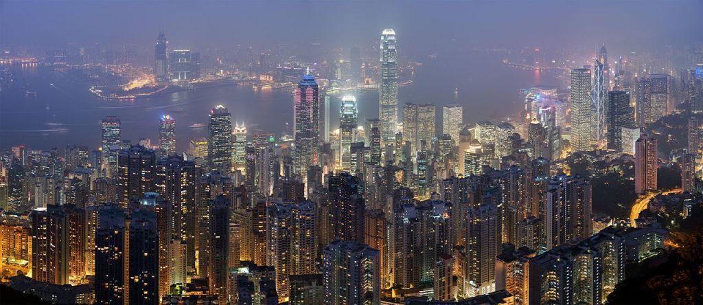 Hong Kong skyline - December 2007