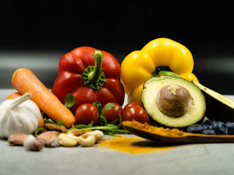 Healthy Food Colourful Fruit and Vegetables
